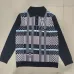 Louis Vuitton Men Plaid Jacquard Polo Knit Sweater White, Black #A69318
