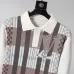 Louis Vuitton Men Plaid Jacquard Polo Knit Sweater White, Black #A69318