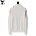 Louis Vuitton Men Plaid Jacquard Polo Knit Sweater White, Black #A69318