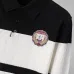 Louis Vuitton Men Striped Polo Knit Sweater Burgundy, Black #A69332