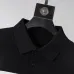 Louis Vuitton Men Striped Polo Knit Sweater Burgundy, Black #A69332