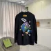 Louis Vuitton Mini Logo Crew‑Neck Sweatshirt, White, Black #A68237