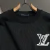 Louis Vuitton Minimal Small LV Embroidery Crew Neck Pullover Sweatshirt For Men 3‑Colors #A67598
