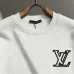 Louis Vuitton Minimal Small LV Embroidery Crew Neck Pullover Sweatshirt For Men 3‑Colors #A67598