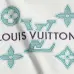 Louis Vuitton Monogram Embroidery Front Back Crew Neck Pullover Sweatshirt for Men Black White #A67593