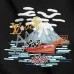 Louis Vuitton Sailboat Embroidery Crew‑Neck Sweatshirt Men Casual Pullover Top, Light Gray, Black #A68174