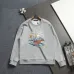 Louis Vuitton Sailboat Embroidery Crew‑Neck Sweatshirt Men Casual Pullover Top, Light Gray, Black #A68174