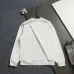 Louis Vuitton Tailored Splicing Craft Crew‑Neck Sweatshirt Men Casual Top, White, Black #A68176