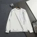Louis Vuitton Tailored Splicing Craft Crew‑Neck Sweatshirt Men Casual Top, White, Black #A68176
