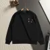 Louis Vuitton Vibrant Colorful Monogram Embroidery Crew Neck Pullover Sweatshirt For Men Black #A67595