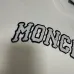 Moncler Arched Logo Crew‑Neck Sweatshirt, White, Black #A68239