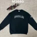 Moncler Arched Logo Crew‑Neck Sweatshirt, White, Black #A68239