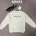 Moncler Archive Script Logo Crew‑Neck Sweatshirt, Black, Cream, Orange #A68238