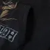 Off - White Black Hoodie With Artistic Graphic And Brand Tribute Design #B54199