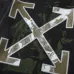 Off - White Washed Black Hoodie With Signature Diagonal Stripes And OFF Logo #B54280