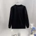 Off-White Long Sleeve Crew Neck T-shirt With Arrow Logo, Black, White #A68751