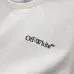 Off-White Long Sleeve Shirt Floral Arrow Back Print, Black, White #A68753