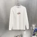 Off-White Long Sleeve Tee Floral Arrow Print Front & Back, Black, White #A68756