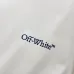 Off-White Long Sleeve Tee Frayed Arrow Back Graphic, Black, White #A68755