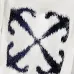 Off-White Long Sleeve Tee Frayed Arrow Back Graphic, Black, White #A68755