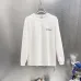 Off-White Long Sleeve Tee Frayed Arrow Back Graphic, Black, White #A68755