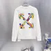 Off-White Paint Splash Arrow Crew Neck Sweatshirt, White & Black #A68027