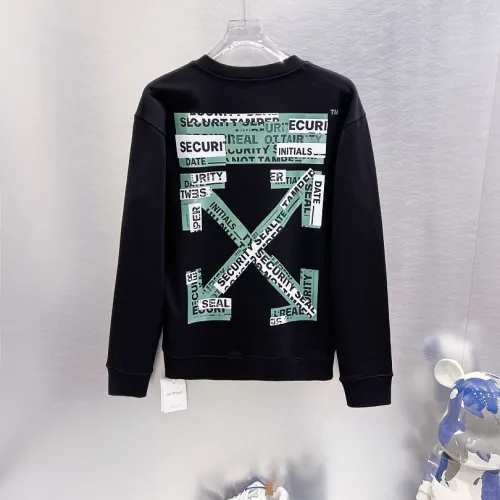 Off-White Ticket Arrow Print Crew Neck Sweatshirt, White & Black #A68024
