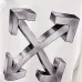 Off‑White Arrow Logo Crew Neck Sweatshirt, White & Black #A68022