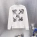 Off‑White Arrow Logo Crew Neck Sweatshirt, White & Black #A68022