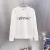 Off‑White Arrow Logo Crew Neck Sweatshirt, White & Black #A68022