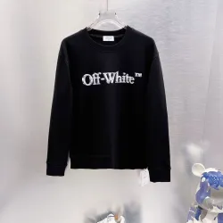 Off‑White Arrow Logo Crew Neck Sweatshirt, White & Black #A68022