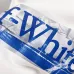 Off‑White Blue Tape Logo Crew Neck Sweatshirt, White & Black #A68029