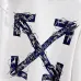 Off‑White Dark Blue Thorn Arrow Crew Neck Sweatshirt, White & Black #A68028