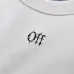 Off‑White Dark Blue Thorn Arrow Crew Neck Sweatshirt, White & Black #A68028