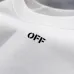 Off‑White Denim Patch Arrow Crew Neck Sweatshirt, White & Black #A68025