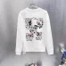 Off‑White Floral Sketch Arrow Crew Neck Sweatshirt, White & Black #A68026