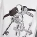 Off‑White Key & Skeleton Print Crew Neck Sweatshirt, White/Black #A68021
