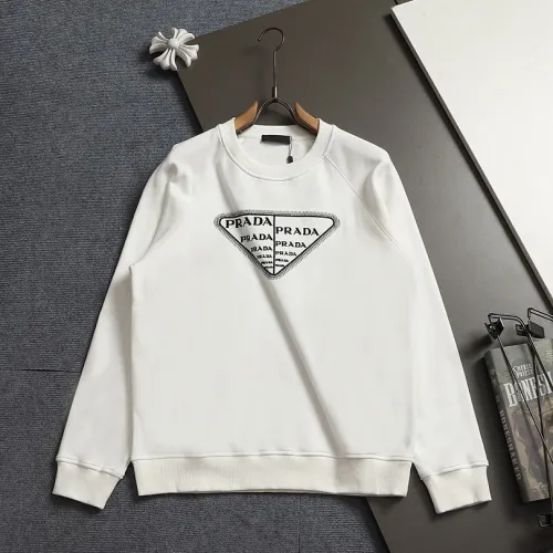 Prada Classic Triangle Logo Embroidered Crewneck Sweatshirt #A67639