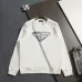 Prada Classic Triangle Logo Embroidered Crewneck Sweatshirt #A67639