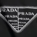 Prada Triangle Label Letter Print Crew Neck Sweatshirt Unisex Long Sleeve Pullover #A67443