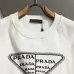 Prada Triangle Label Letter Print Crew Neck Sweatshirt Unisex Long Sleeve Pullover #A67443