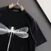 Alexander McQueen T-shirts dragonfly Black/White #B46773