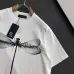 Alexander McQueen T-shirts dragonfly Black/White #B46774