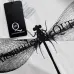 Alexander McQueen T-shirts dragonfly Black/White #B46774
