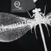 Alexander McQueen T-shirts dragonfly Black/White #B46774