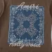 Amiri Bandana Patchwork Short‑Sleeve Tee, Brown, Black #A68247
