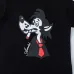 Amiri Cartoon Wolf Graphic Short‑Sleeve Tee, Black #A68249