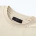 Amiri Hollywood Club Script Short‑Sleeve Tee, Beige, Black #A68248
