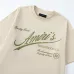 Amiri Hollywood Club Script Short‑Sleeve Tee, Beige, Black #A68248
