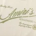 Amiri Hollywood Club Script Short‑Sleeve Tee, Beige, Black #A68248